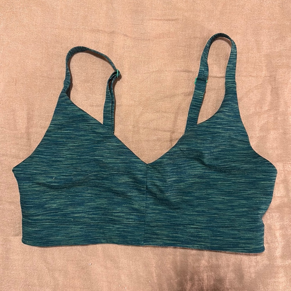 Outdoor voices green move free sports bra